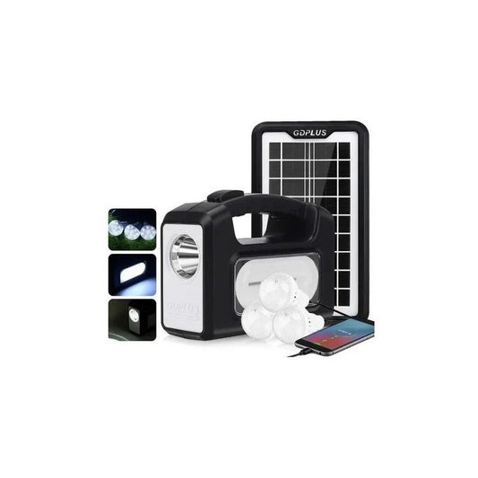 Kit Solar Emergencia Camping Usb Ampolletas 36hrs Envio Grat