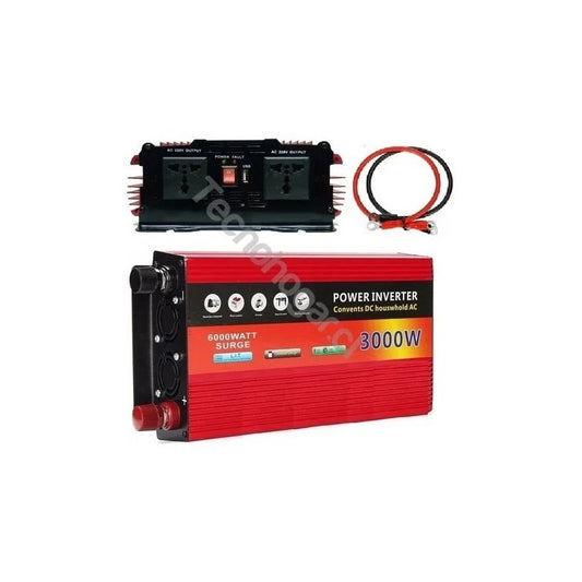 Convertidor De Corriente 12v A 220v, 3000w Inversor Voltaje