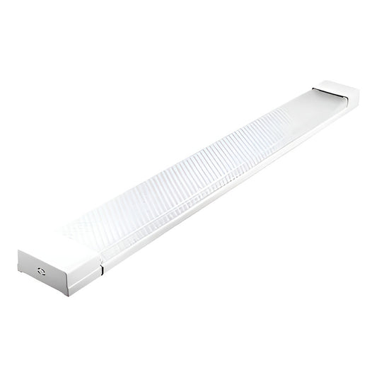 Tubo Led Con Base Canoa 18w 120cm Luz Fria Lisa Y Texturizad