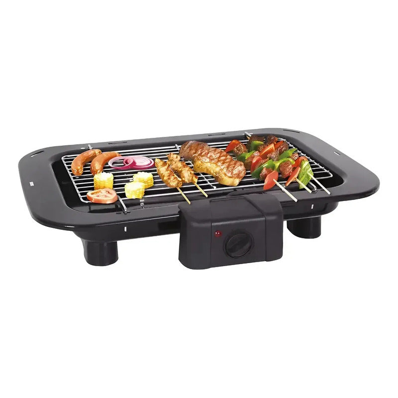 Parrilla Eléctrica Antiadherente Barbacoa Parrillera Regulab Negro