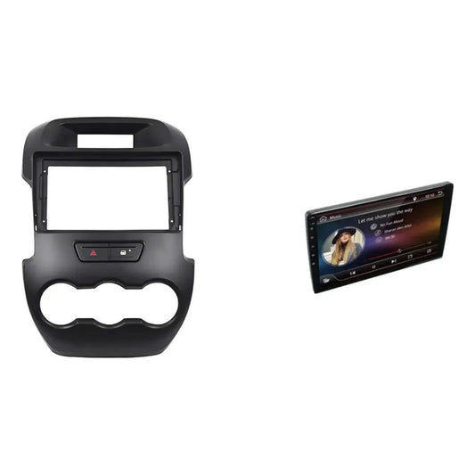 Kit Ranger: Adaptador Bisel Radio 9pul Gris Oscuro + Pantalla Táctil 9pul Gps/wifi/waze