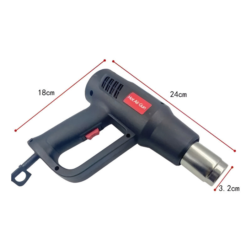 Pistola De Calor Aire Caliente 2000w 650c Amarillo