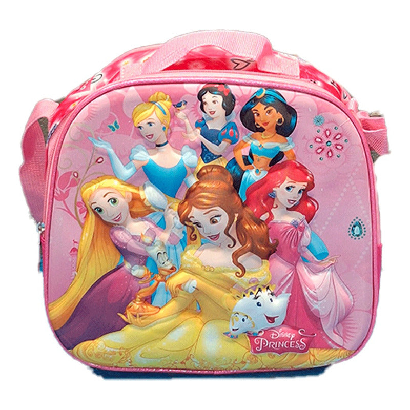 Mochila Con Diseños Bolso 3 En 1 Cartuchera Y Lonchera