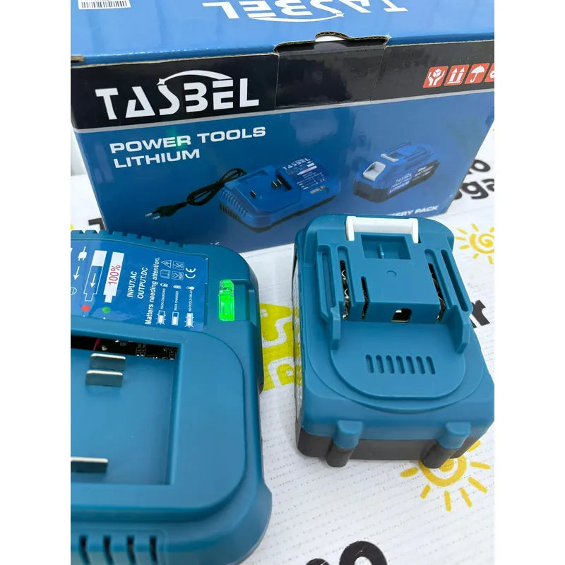 Cargador Y Bateria Para Herramientas Tasbel Taladro Esmeril
