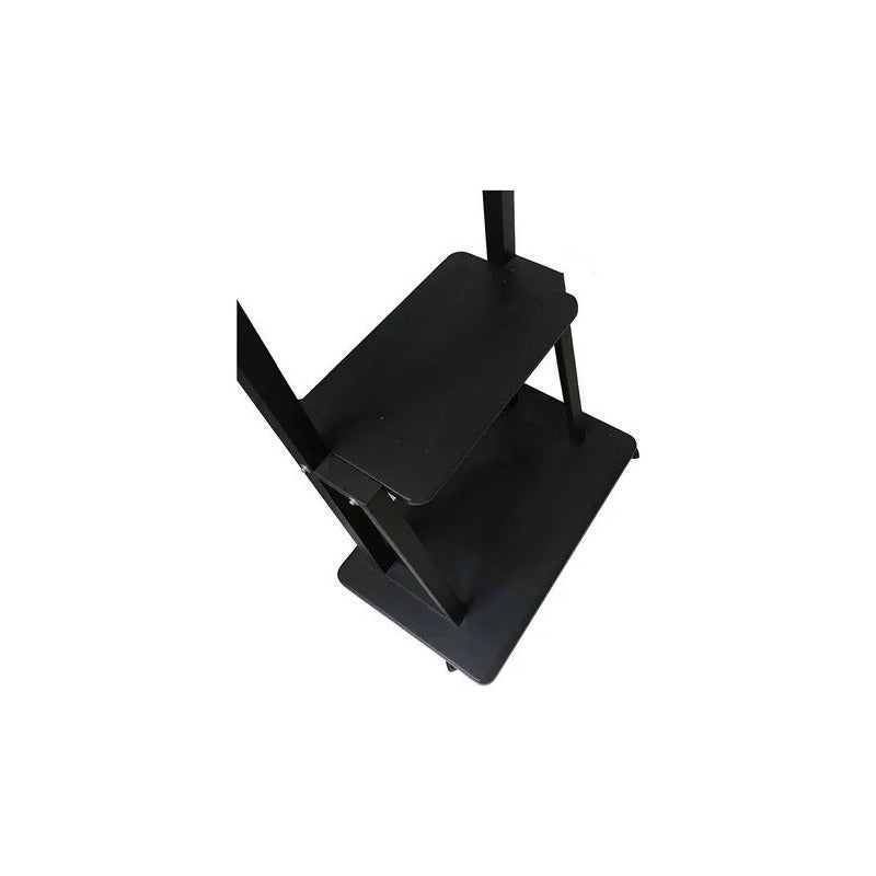 Soporte Tv Con Ruedas 32 A 70pulgadas Pedestal Soporte Móvil Negro