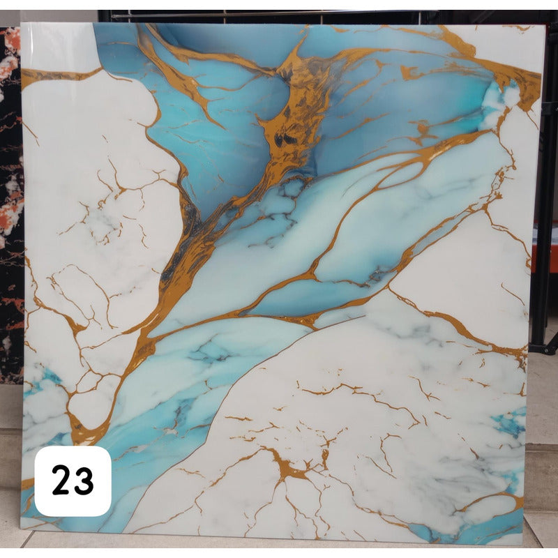 Pack X10 Laminas De Pared Autoadhesiva Lujo Mural 60x60cm