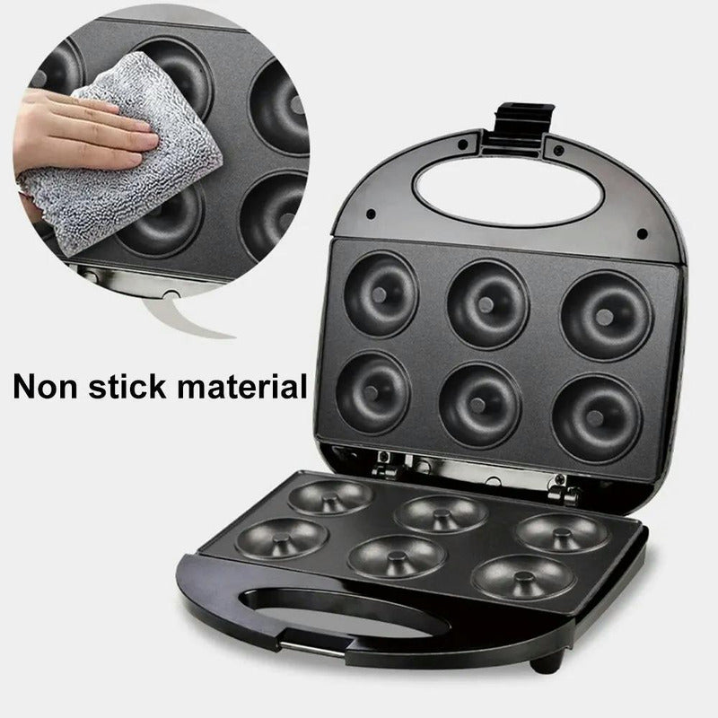 Maquina Para Donas Donuts Maker Antiadherente Negro