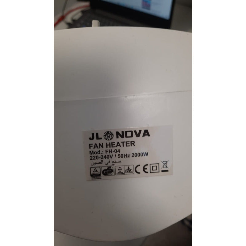 Estufa Eléctrica Calefactor Eléctrico Termoventilador Blanco