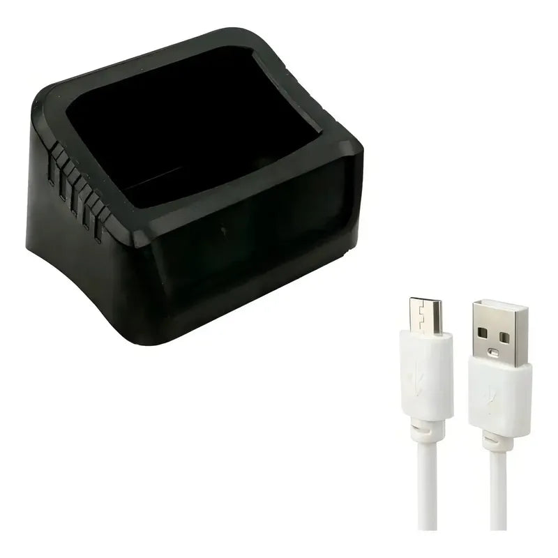 Lámpara Luz Solar De Emergencia Recargable 48 Led Foco Usb C Color Negro