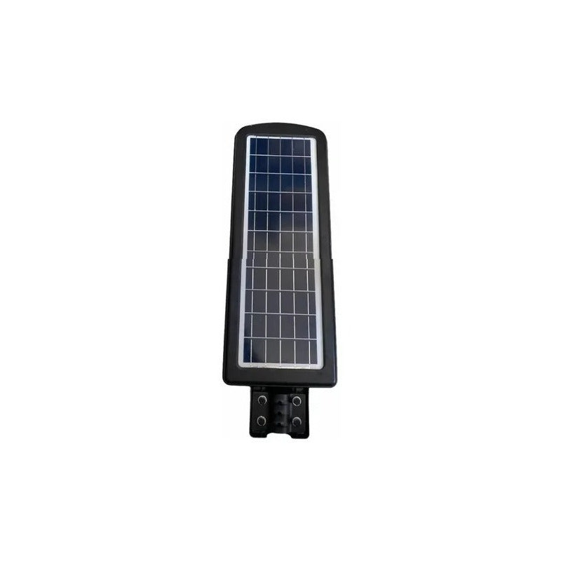 Foco Solar 600w Exterior + Soporte Base Con Sensor  Negro