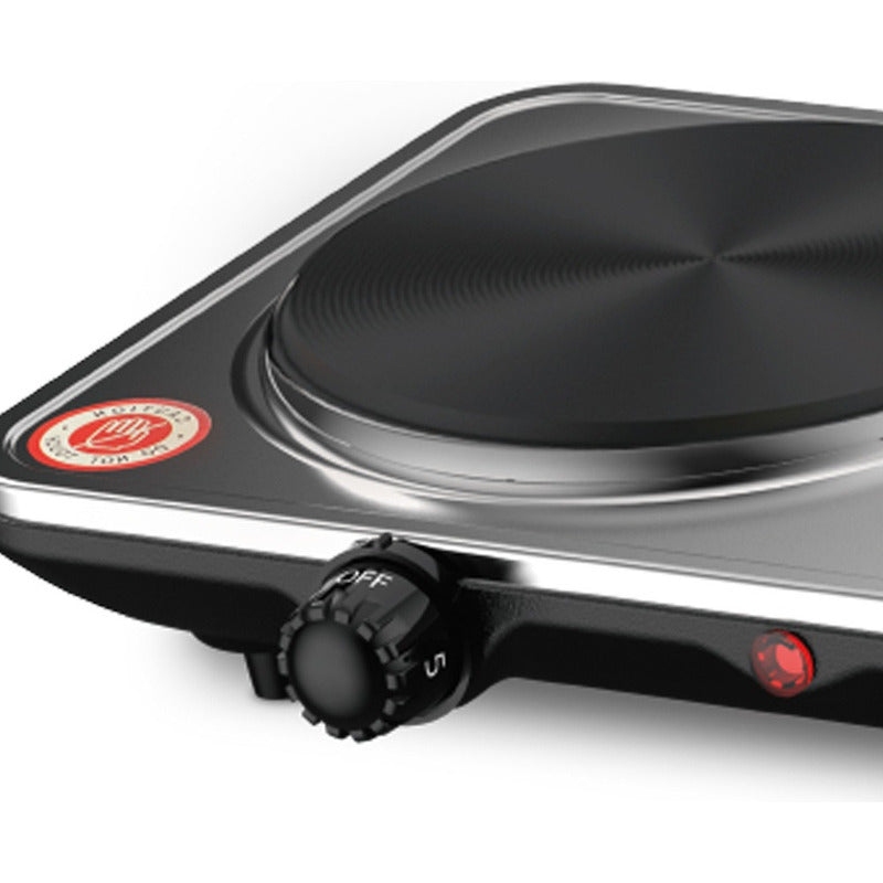 Cocina Electrica Portatil Encimera Doble Plato  Negro