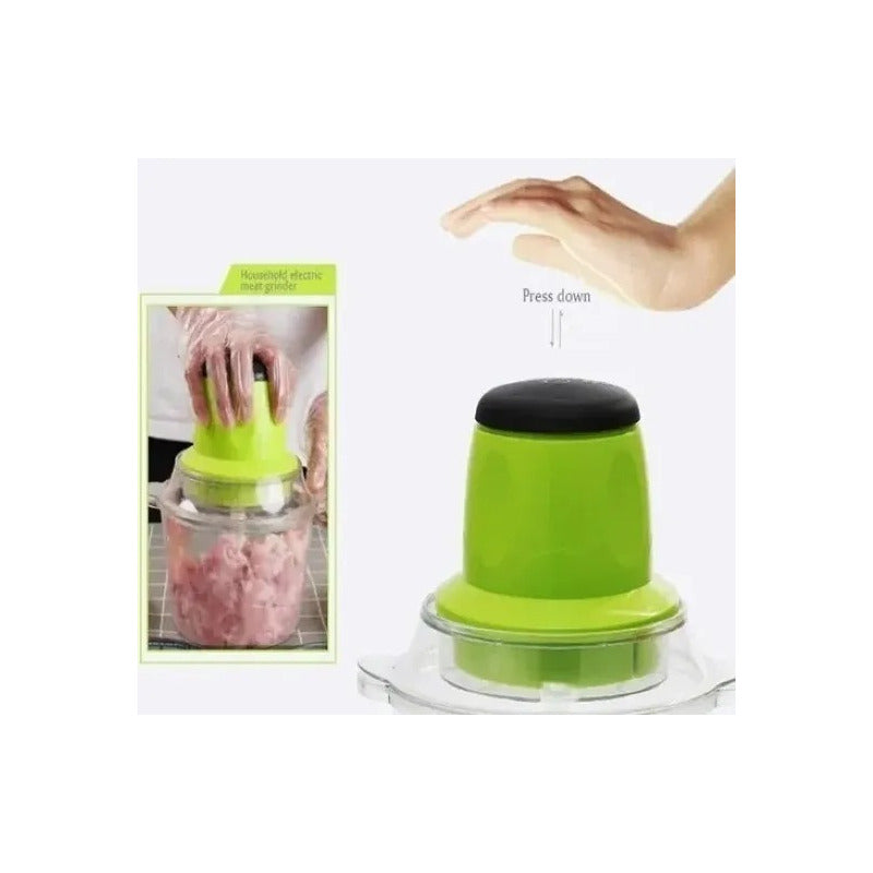 Picador Eléctrico De Verduras, Carnes Y Frutas Pica Todo Verde