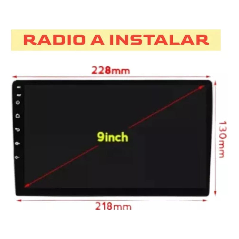 Bisel Adaptador Radio 9pul Nissan Navara Np300 +2012 Negro