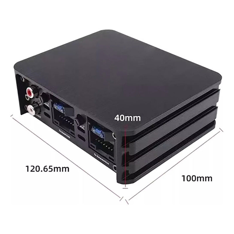 Amplificador De Audio Para Radio Android Auto Negro