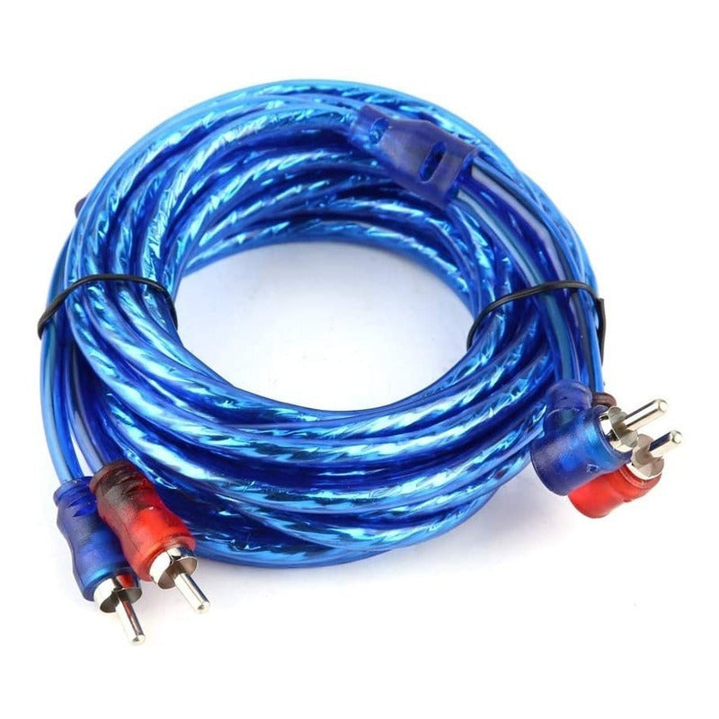 Kit Cables Para Amplificador Betensh 1500 Watts Subwoofer Rc