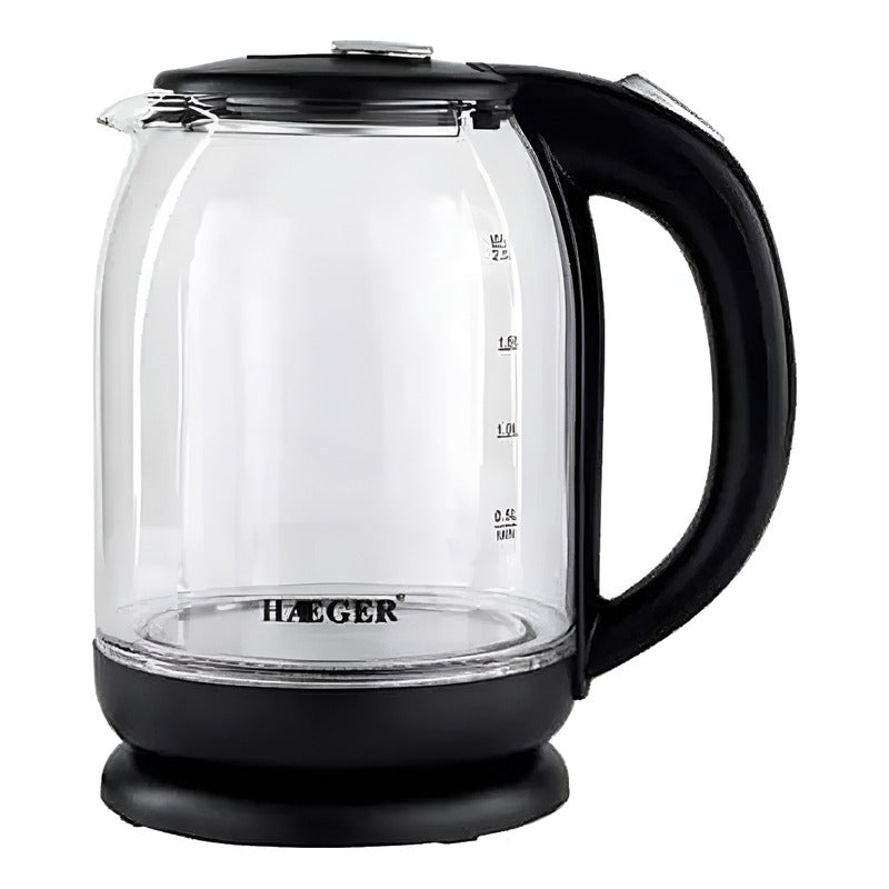 Hervidor Electrico Tetera Agua Caliente Calentador Te Cafe Trasnparente