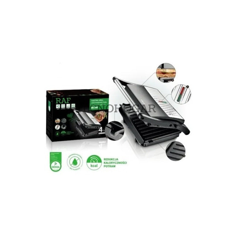 Tostador 2 En 1 Sándwich Y Carnes Eléctrico Pan