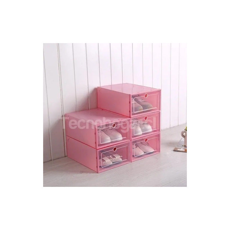 Organizador Caja De Zapatos Zapatera Facil De Armar