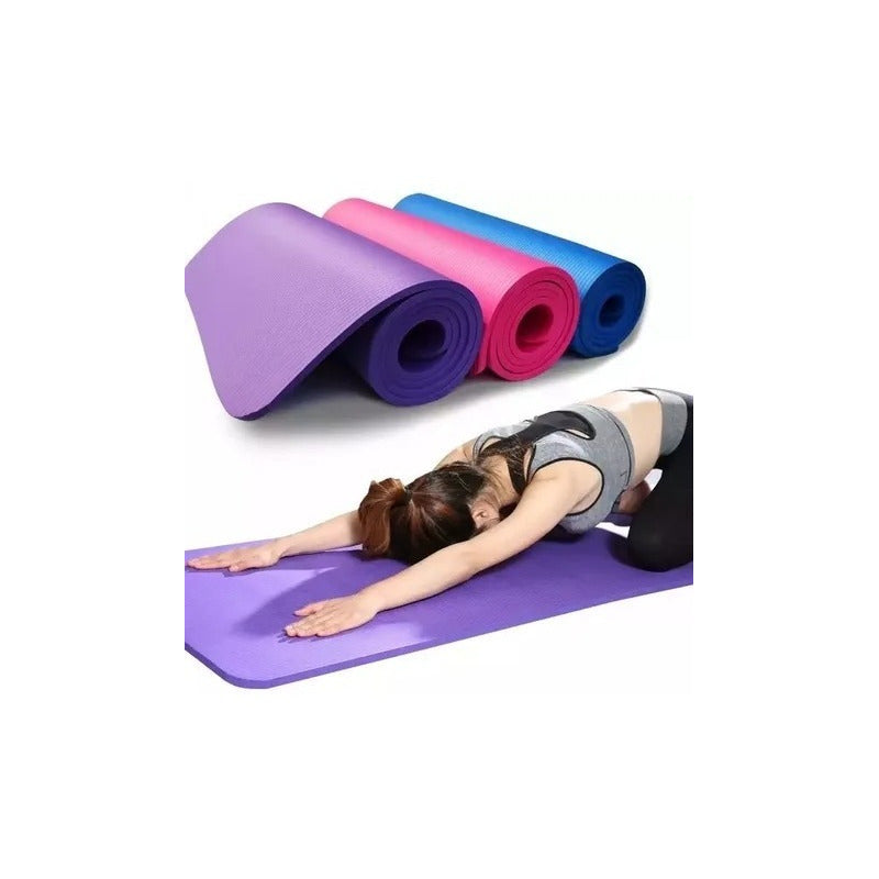 Mat De Yoga 4mm Ejercicios Yoga Fitness Deportes Gym En Casa