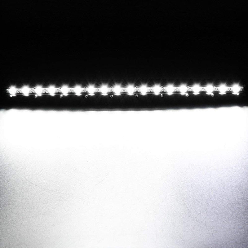 Barra De Luz Led De Fila Única De 25 Pulgadas Y 24 Leds