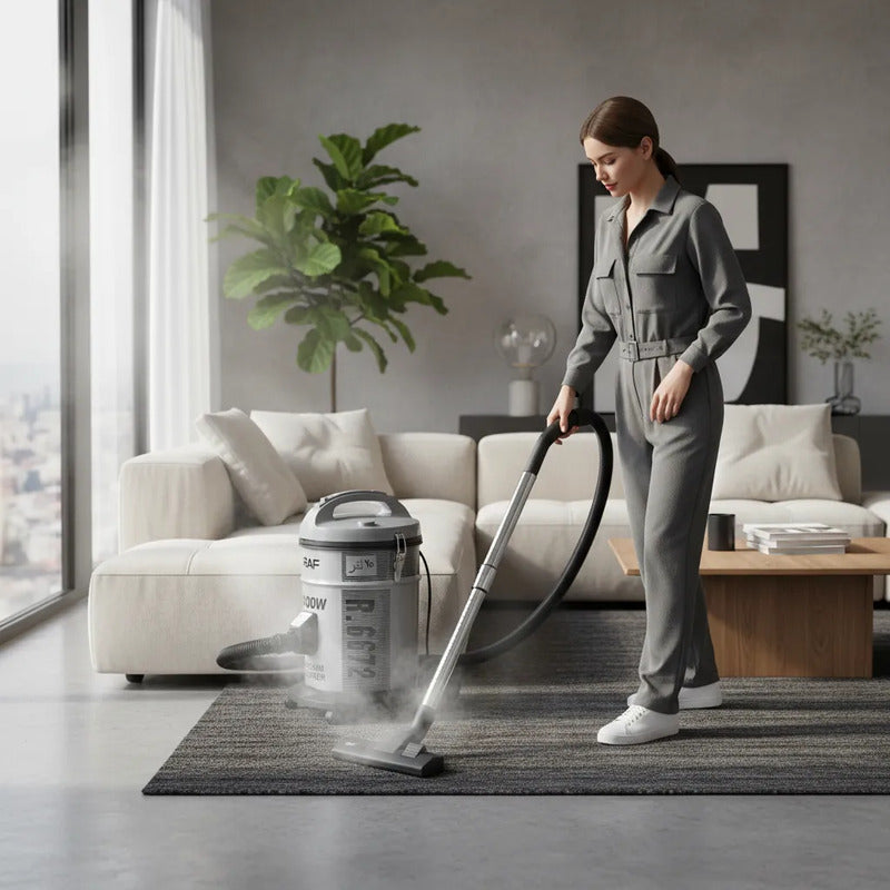 Aspiradora  3000w Raf Acero Inoxidable Color Gris Oscuro Gris Oscuro