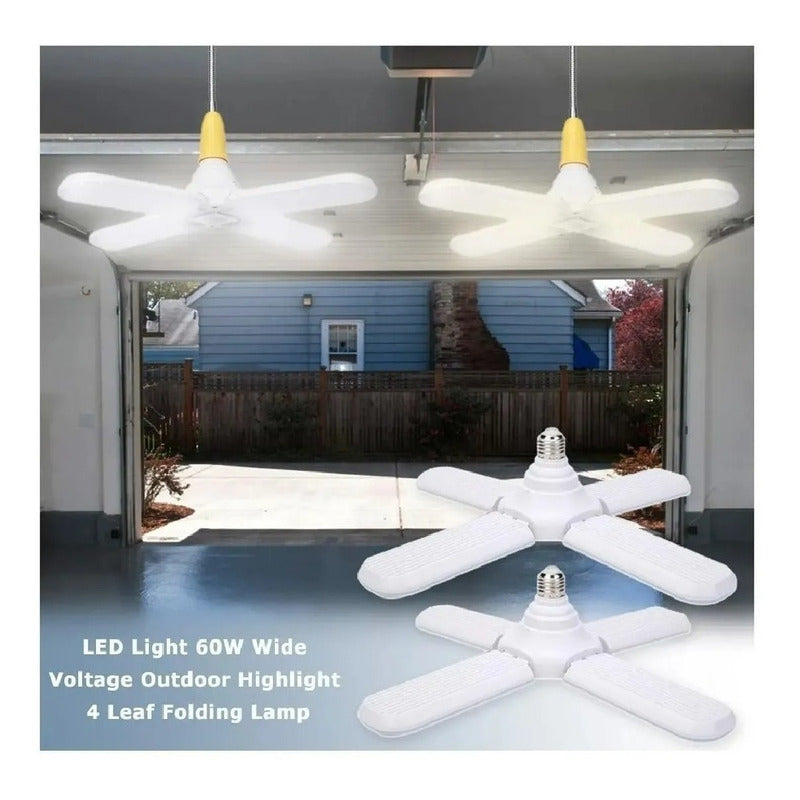 Ampolletas Led 4 Aspas Ángulo Ajustable 60w Ahorradora