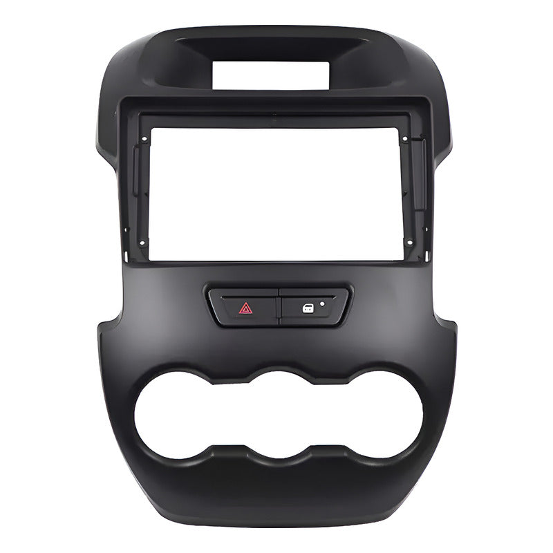 Adaptador Bisel Radio 9pul  Radio Ford Ranger 2011-18 Gris Oscuro