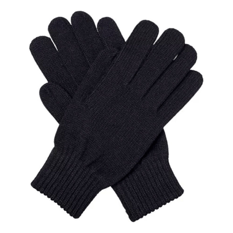 Guante Lana Térmico Para El Clima Frío Polar Colores Surtido Negro