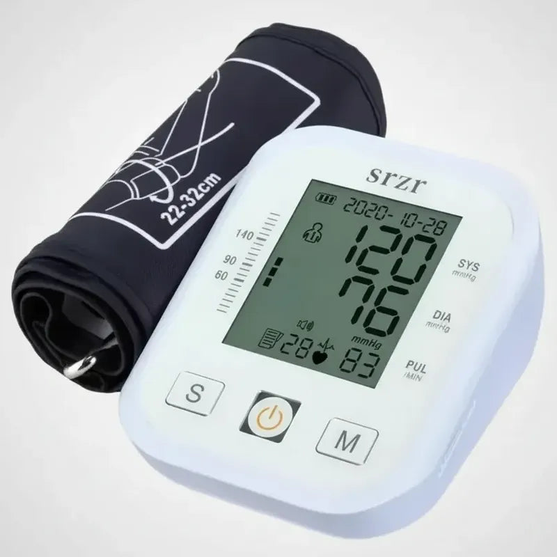Kit Salud Digital: Glucómetro Digital 50 Tiras Lancetas Gris + Tensiómetro Brazo Usb/batería Blanco