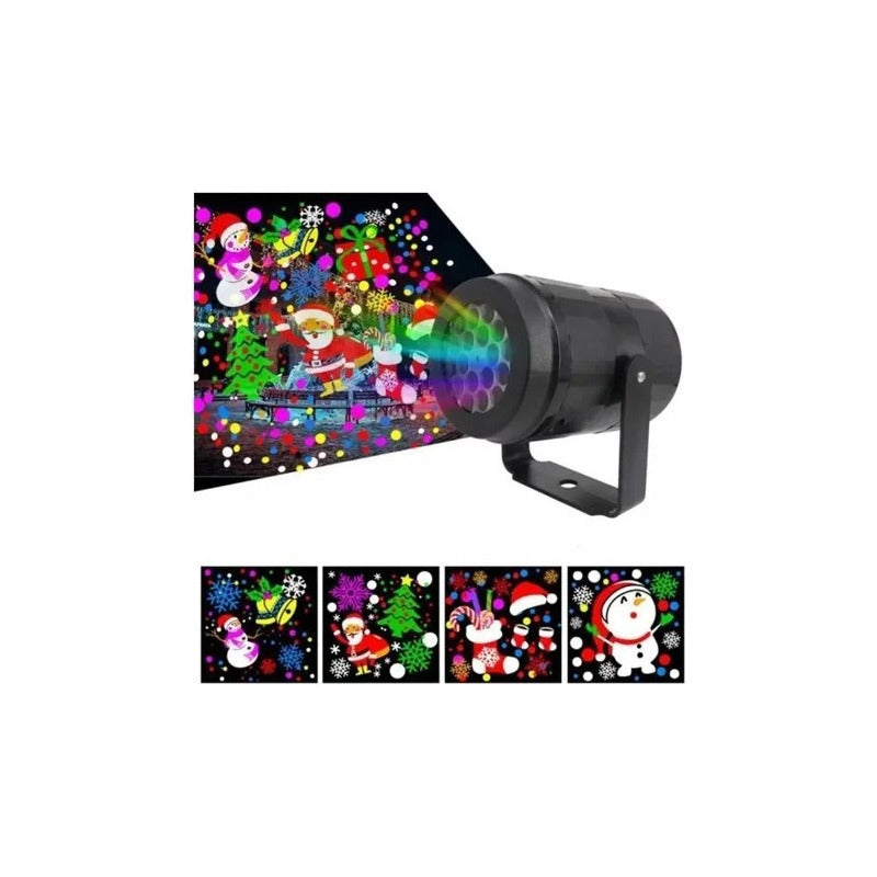 Proyector Luces Led Navidad Multicolor Exterior Interior