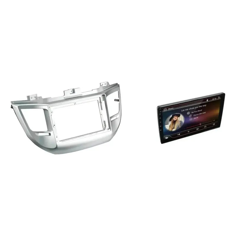Kit Tucson: Bisel Adaptador Radio Gris 9 Pulgadas + Pantalla Táctil 9 Pulgadas Gps/wifi/waze