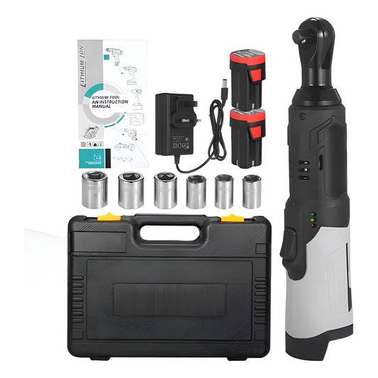 Chicharra 3/8 Inalámbrica 36v Baterias Y Maleta Torquimetro Gris 220v 50/60hz