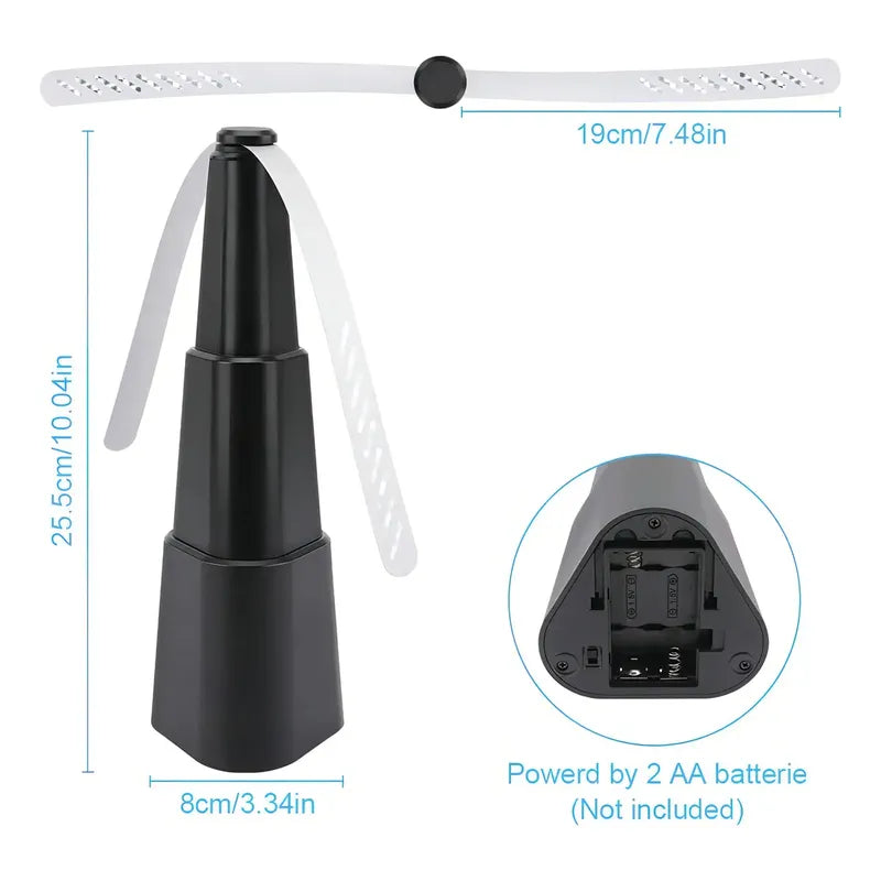 Pack De 4 Ventiladores Repelentes Para Moscas - Portátiles Y Silenciosos