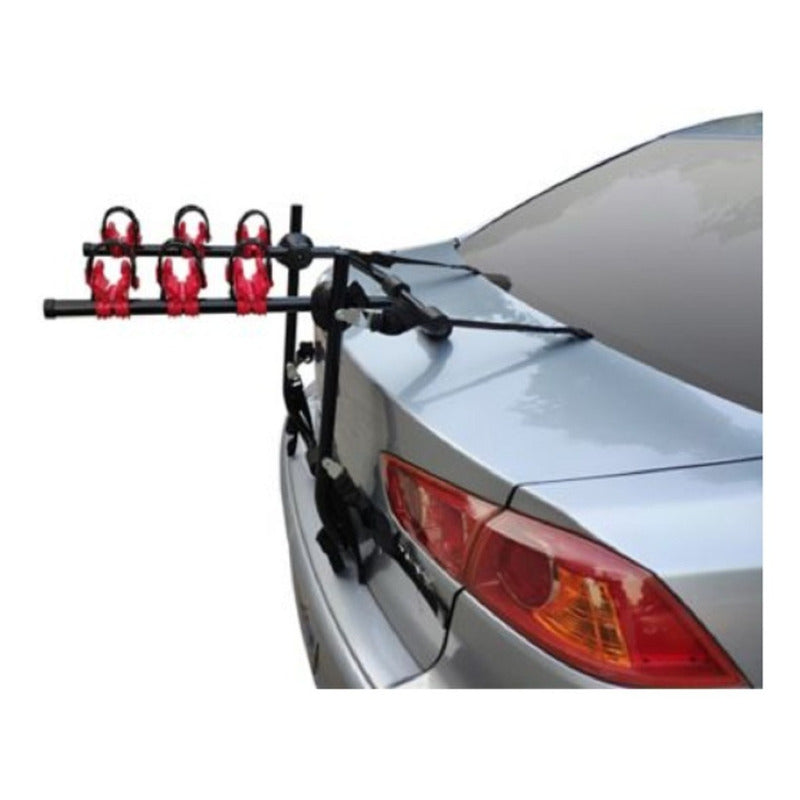 Porta Bicicleta Auto Soporte Con Capacidad Para 3 Bicicletas Negro