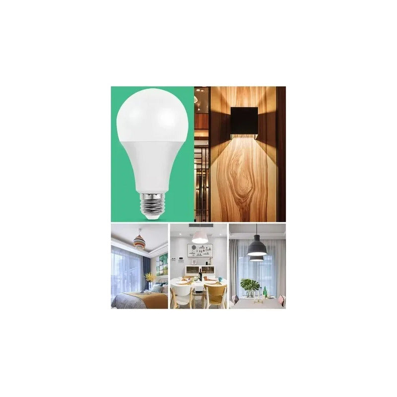 Pack 5 Ampolletas Led 15w E27 Luz Cálida/fría