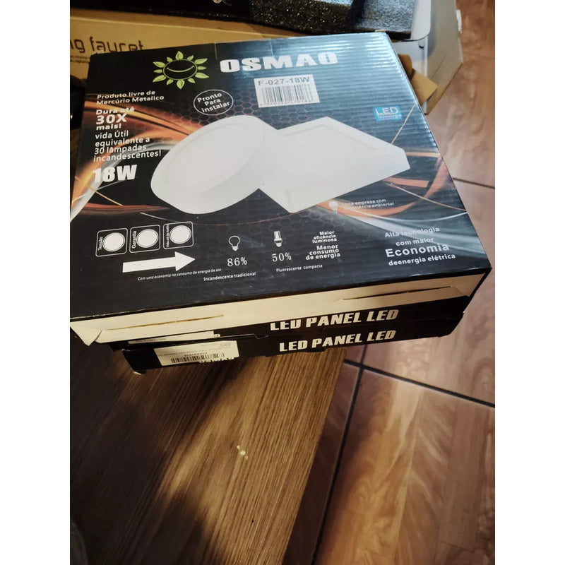 Panel Led Sobrepuesto 18w 3000k 220mm
