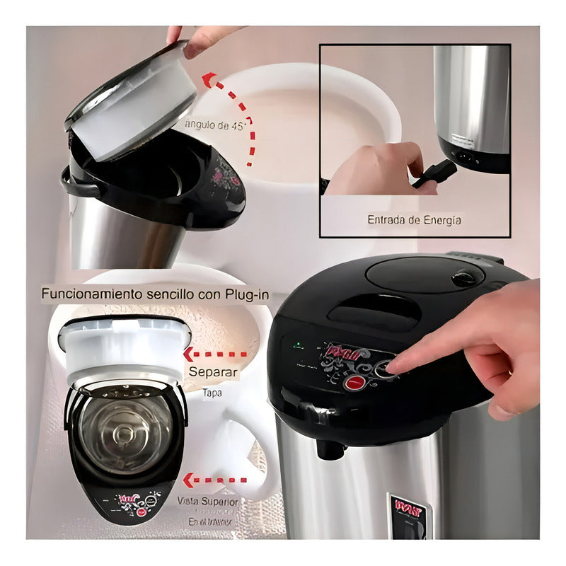 Jarra Eléctrica Raf Hervidor R.7905 Gris 6.8l