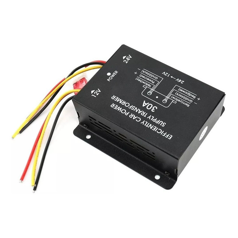 Inversor Transformador Corriente De 24 A 12 Volt 30 Amp