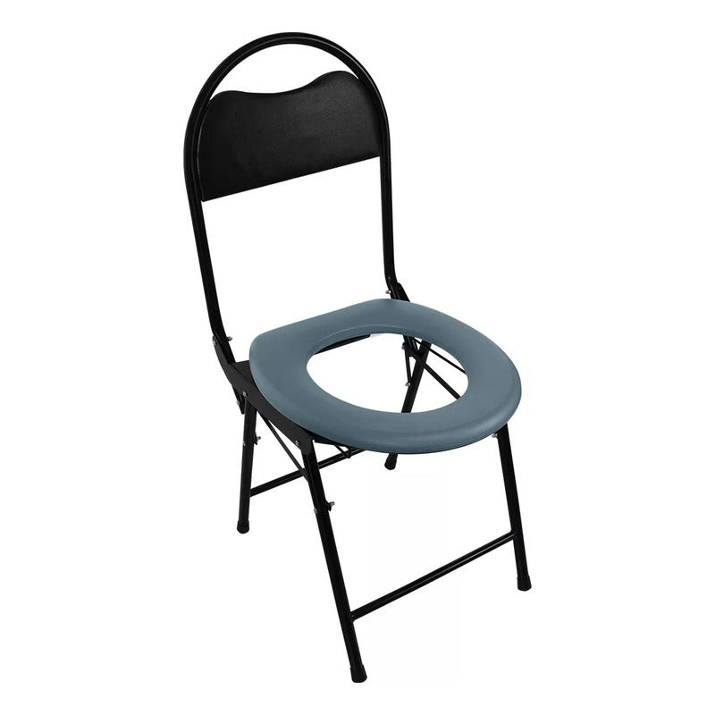 Silla Para Baño Wc Ducha Plegable Con Respaldo