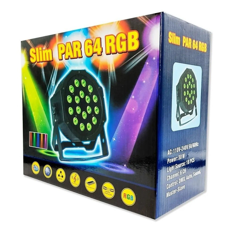 Luz Led Disco Rítmico Multicolor Led Disco Proyector Rbg