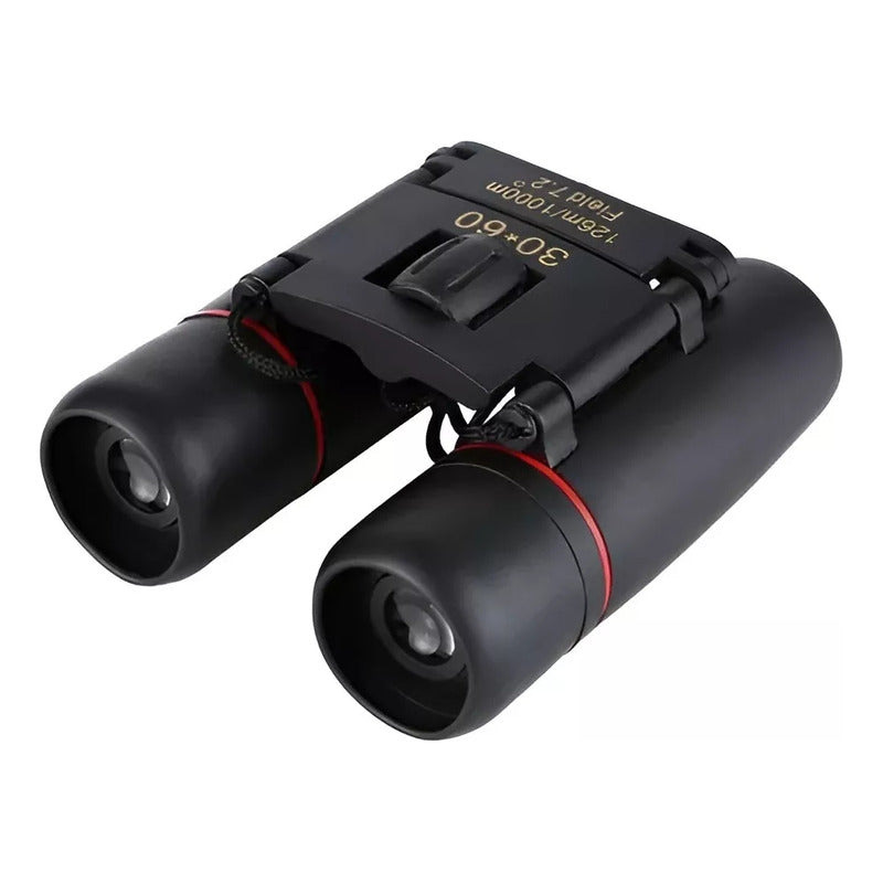 Mini Binoculares Binocular 30x60 Profesionales Prismaticos Negro