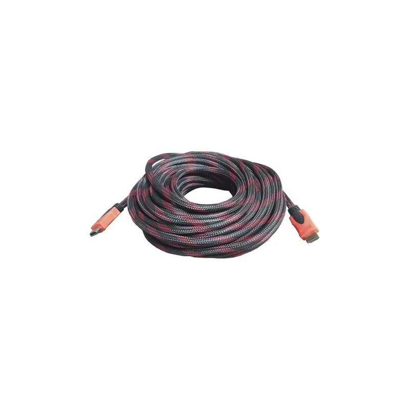 Cable 15 Mts Hdmi 4k Alta Velocidad Conector Bañado En Oro