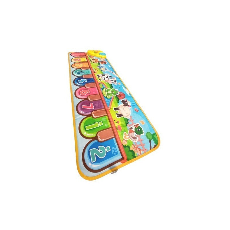 Piano Musical Para Niños Piano Music Mat Animal  Azul