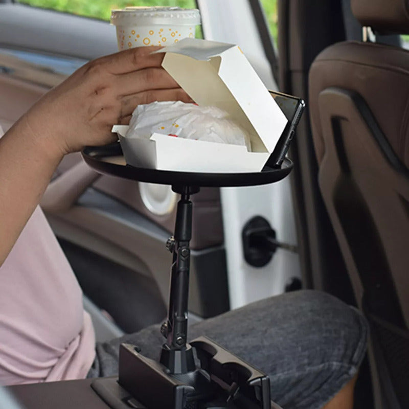 Mesa Bandeja Para Comida Y Porta Vasos Autos Suvs Camionetas Negro