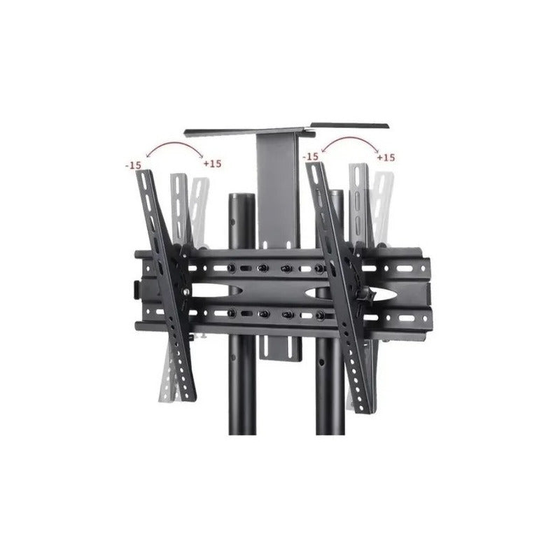 Soporte De Tv 32  40 42 43 48 49 50 60 63 65 70 Con Ruedas Negro