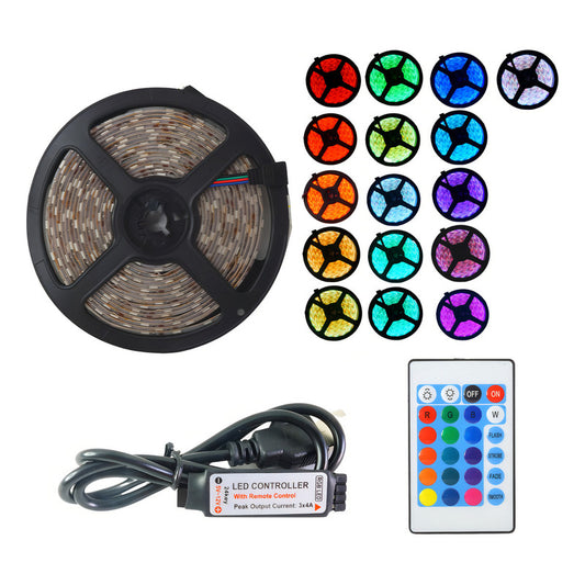 Tira Led Rgb Multicolor 5m Usb 5050 Distribuidora Moncada Para Tv Pc Gamer