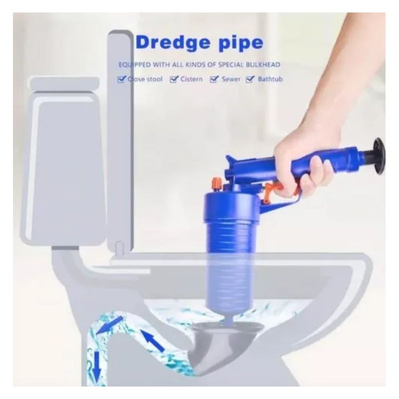 Bomba Destapacaños Tuberias Desague Jet Baño Gasfiter