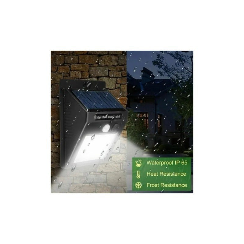 Aplique Solar 30 Led, Mas Led Q Otros Modelos,ip65 Exterior