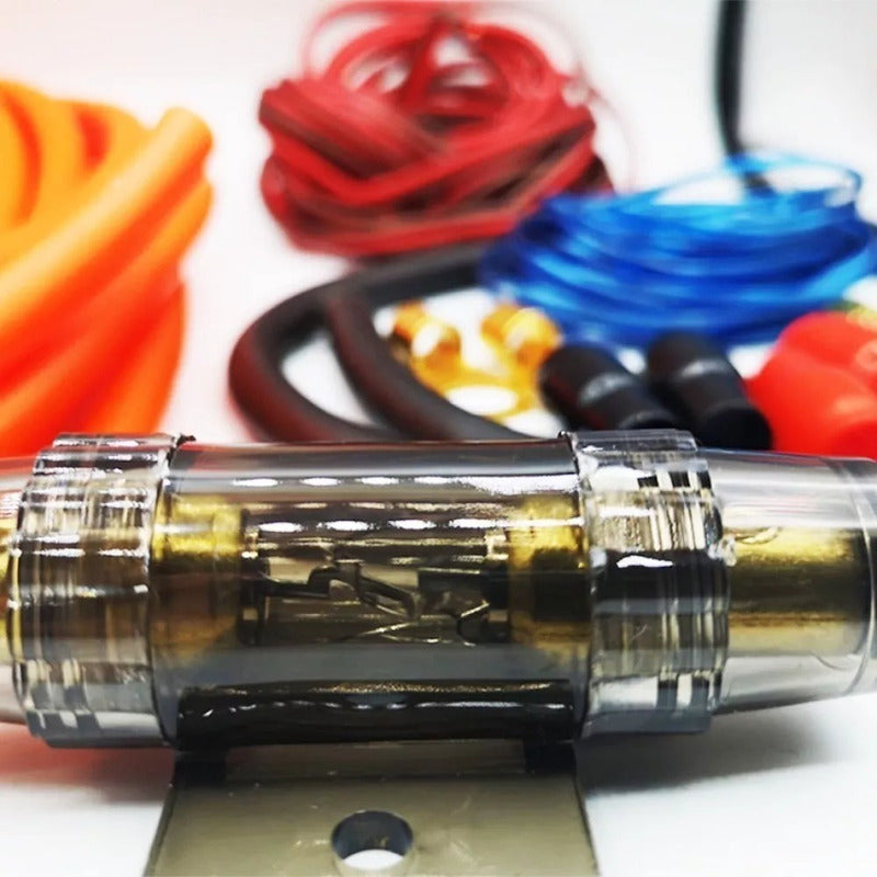 Kit Cables Para Amplificador Subwoofer 1000w Auto 4ga