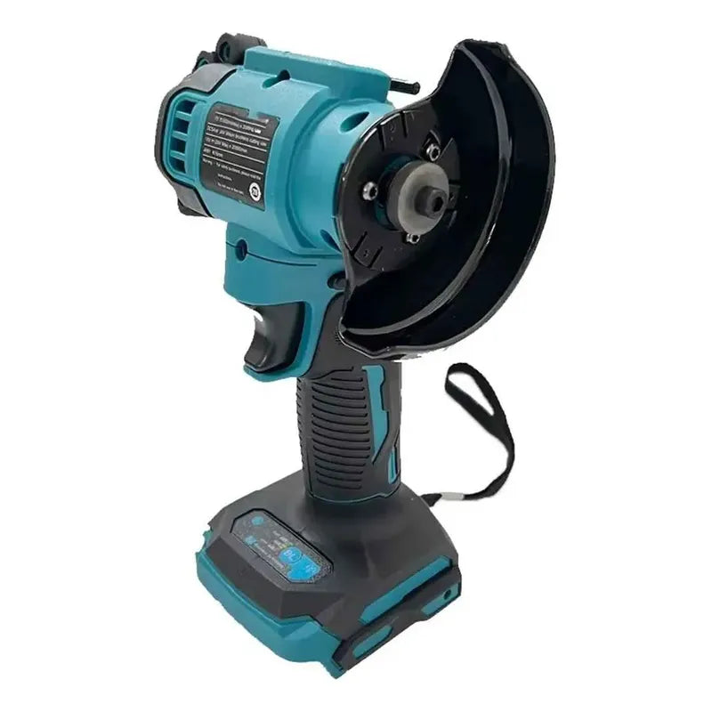 Mini Esmeril Amoladora Angular Inalámbrico Dos Baterias Azul Acero 50/60hz
